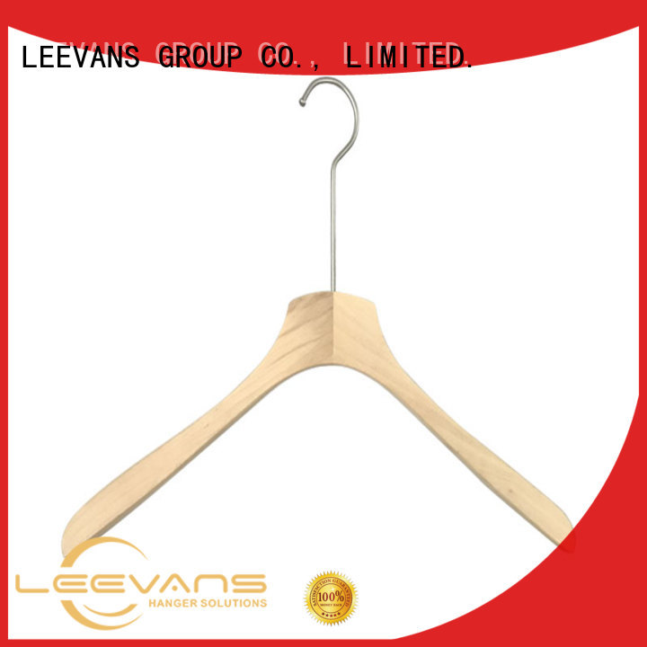 online engraved wooden hangers supplier for pants LEEVANS