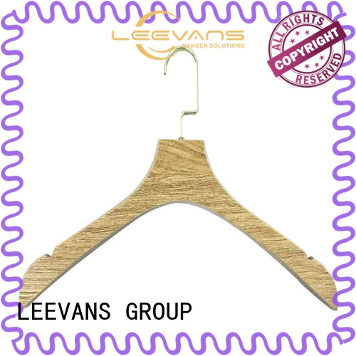 LEEVANS finish wooden suit hangers wholesale Suppliers for children