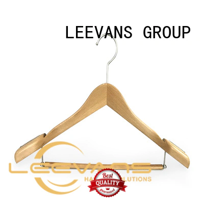 Wholesale wooden clip hangers solid manufacturers for skirt