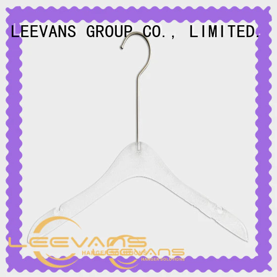 LEEVANS Custom coat hanger design manufacturers for T-shirts
