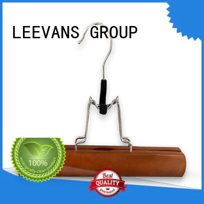 LEEVANS Top wooden closet hangers factory for children