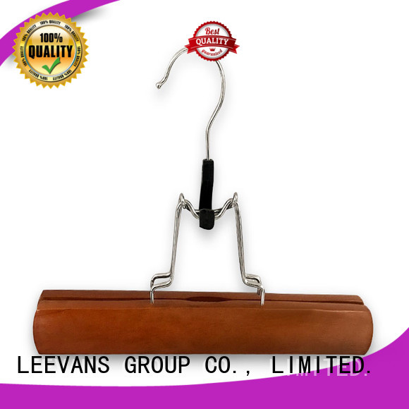 LEEVANS online wooden hangers wholesale supplier for trouser