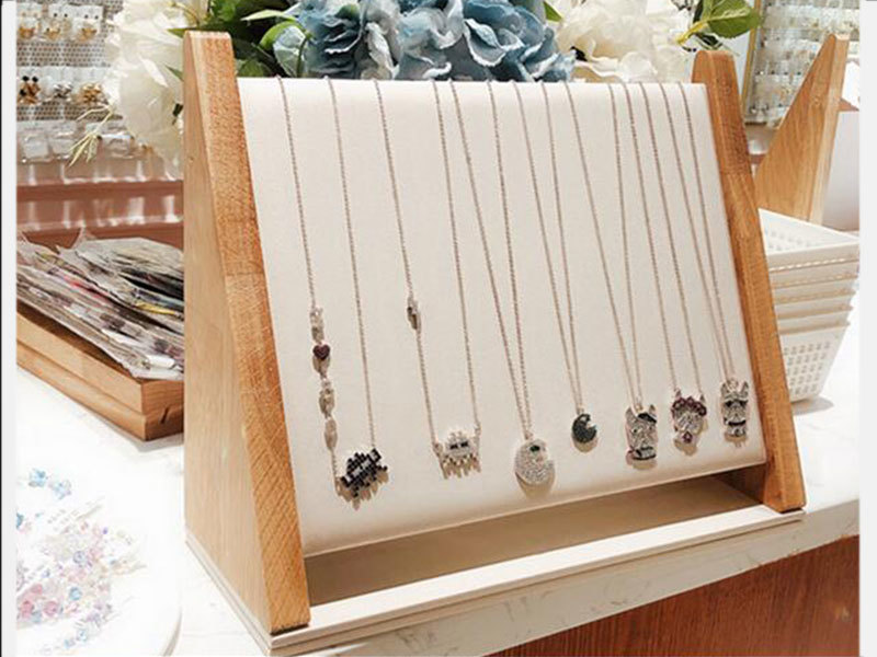 OEM High Creative Chinese New Wooden Necklace, Earrings Display Props Holder
