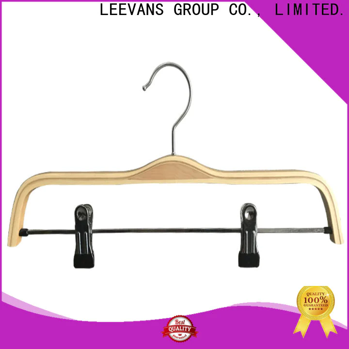 Latest clothes hanger clips brown factory for kids