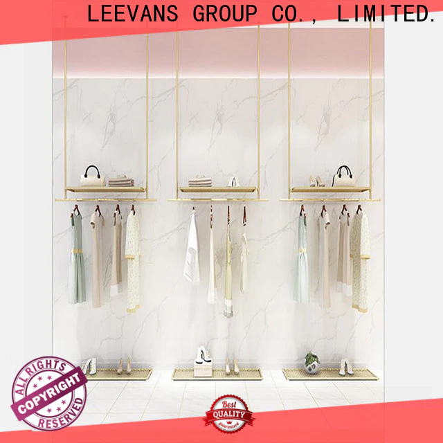 LEEVANS Latest clothes display stand for business