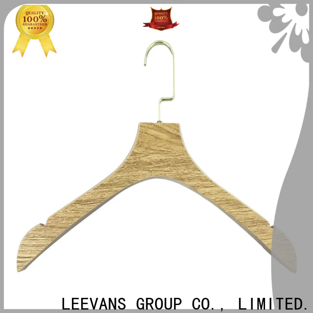 LEEVANS Top wide wooden hangers for business for trouser