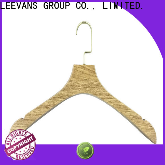 LEEVANS garment wooden pant hangers for business for kids