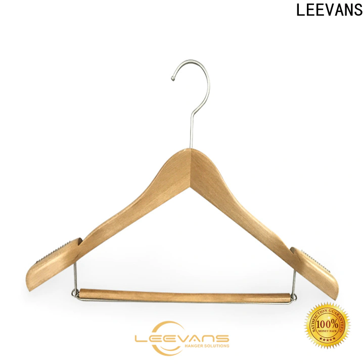 LEEVANS Top wooden trouser hanger Suppliers for kids