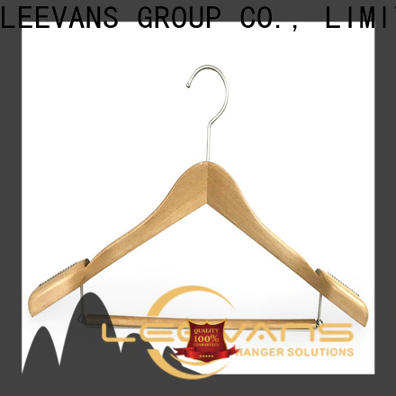 LEEVANS High-quality wooden clamp hangers Supply for children