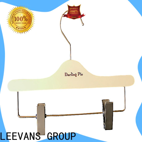 LEEVANS painting white wooden pant hangers Suppliers for children