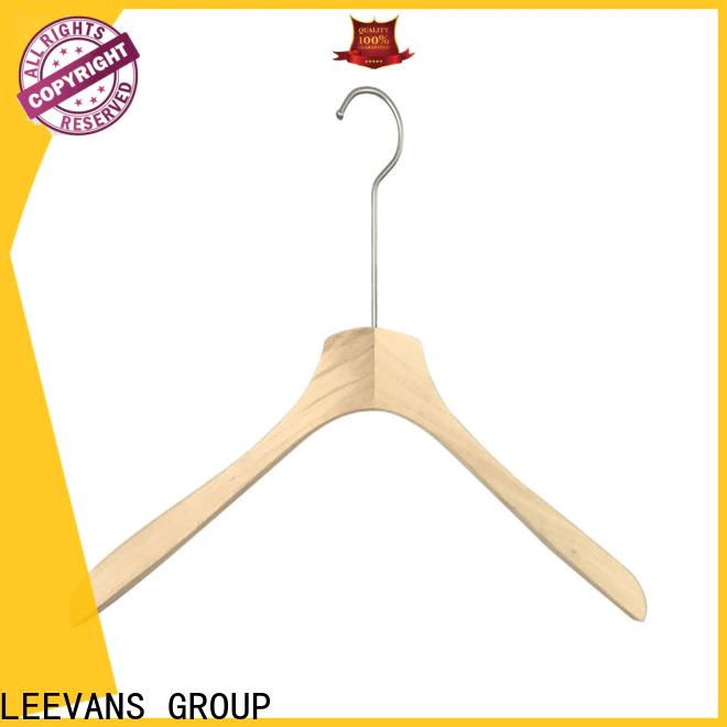 LEEVANS bar wooden clamp hangers Supply for trouser