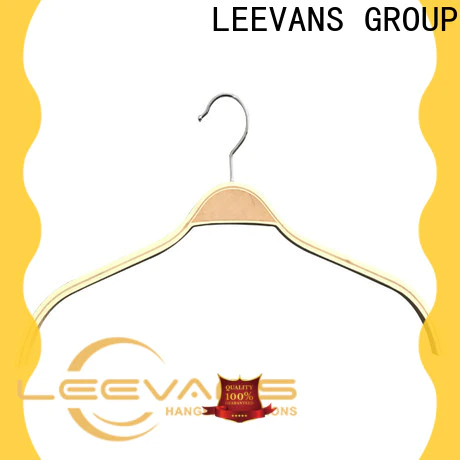 LEEVANS design where can i buy wooden coat hangers factory for skirt