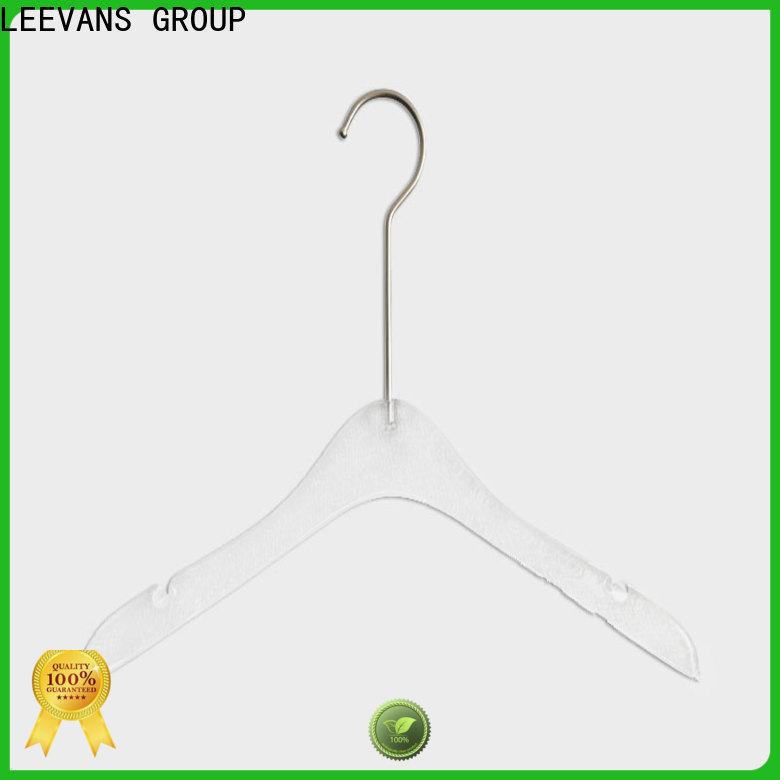 LEEVANS High-quality clear acrylic hangers Supply for suits