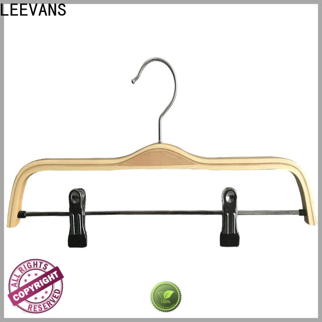 Wholesale wooden shirt hangers rubber company for kids