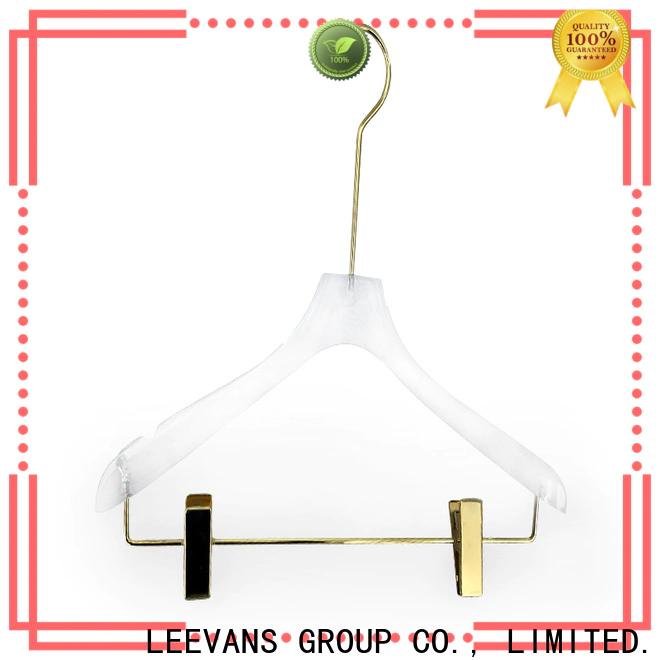 LEEVANS skirt acrylic clothes hangers for business for pant