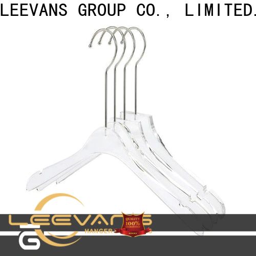 LEEVANS Latest acrylic clothes hangers Suppliers for pant