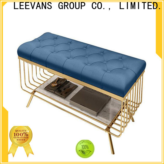 LEEVANS Latest clothing shop seating Supply