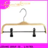 New high quality wooden hangers coat Supply for skirt