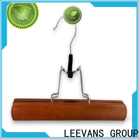 LEEVANS natural quality coat hangers for business for pants