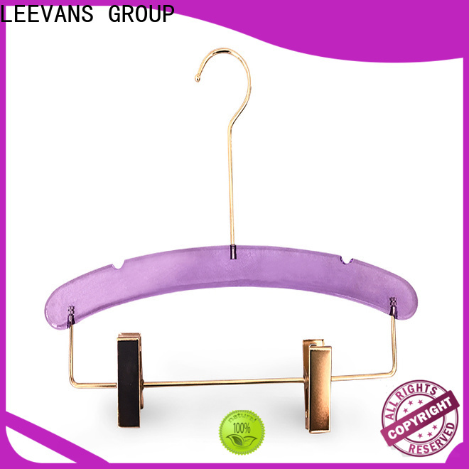 LEEVANS clothes personalized hangers manufacturers for jackets