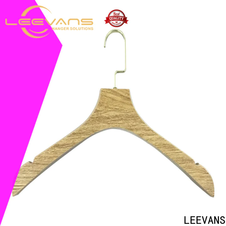 LEEVANS Latest wooden suit hangers wholesale Supply for children