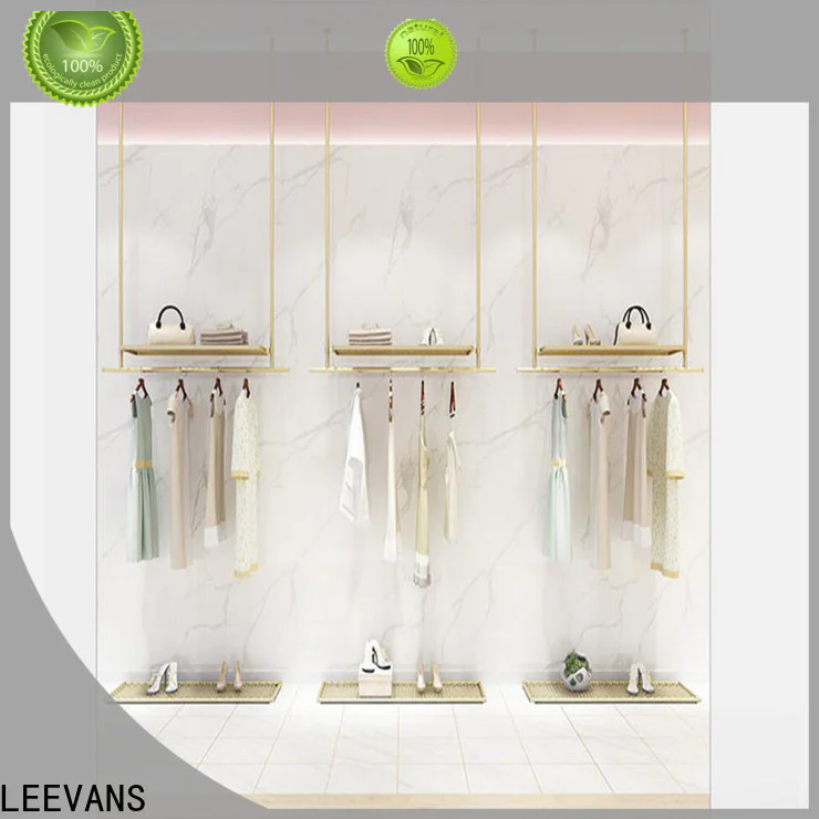 LEEVANS Wholesale clothes display stand for business