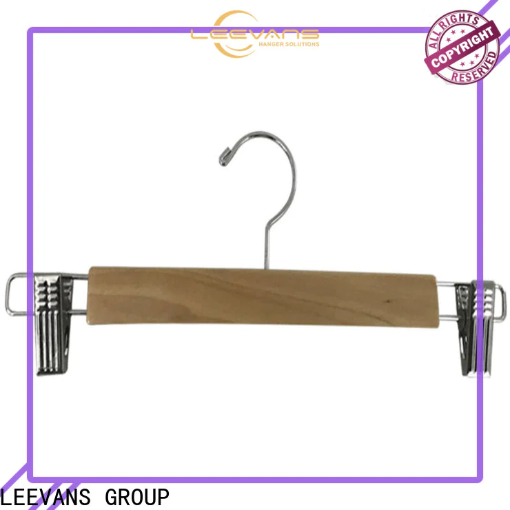 LEEVANS High-quality wooden laundry hanger factory for clothes