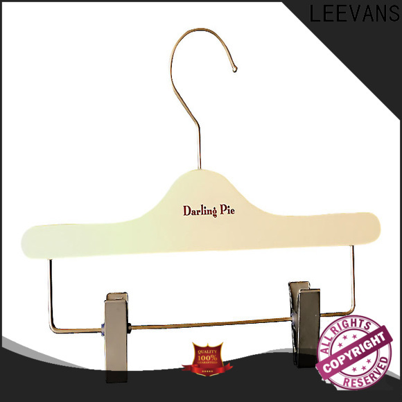 LEEVANS Best small wooden coat hangers for business for clothes