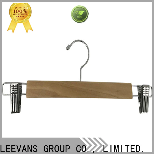 LEEVANS Latest hangers with clips for pants manufacturers for trouser