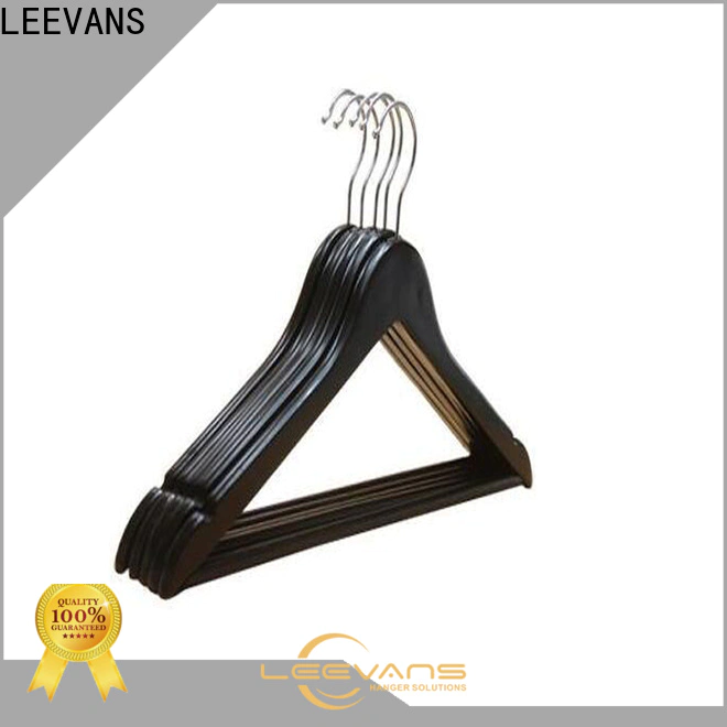 LEEVANS Best wooden clip hangers factory for skirt