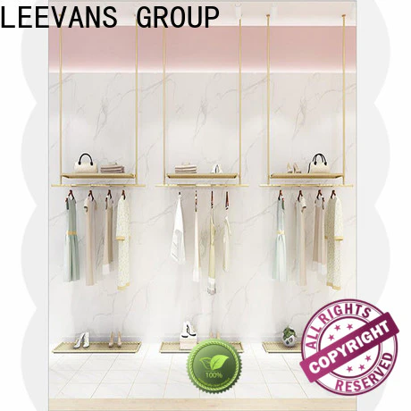 LEEVANS Wholesale clothes display stand factory