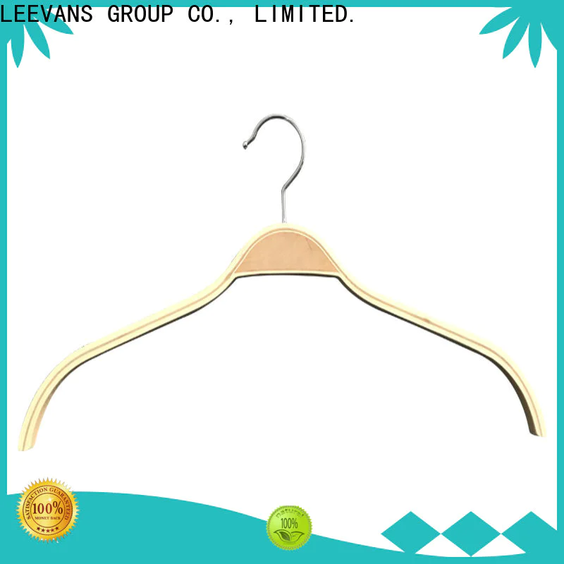 LEEVANS Custom where can i buy wooden hangers company for pants