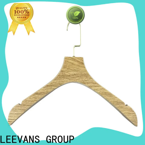 LEEVANS High-quality black wooden hangers wholesale manufacturers for children