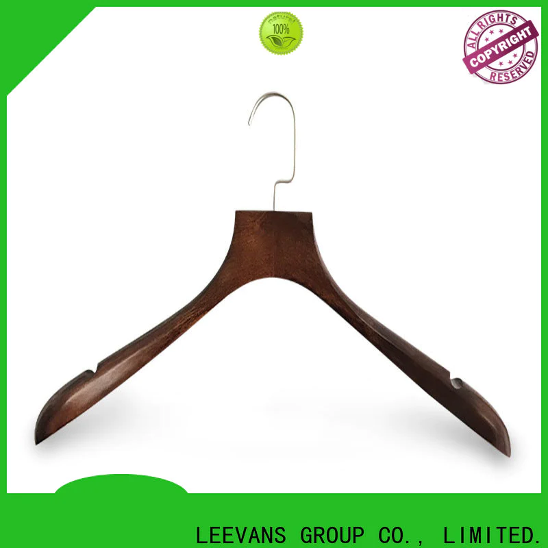 LEEVANS sale wooden closet hangers manufacturers for kids