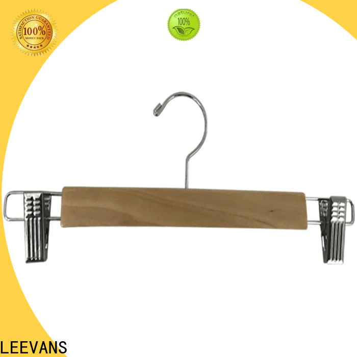 LEEVANS adjustable high quality wooden hangers Supply for clothes