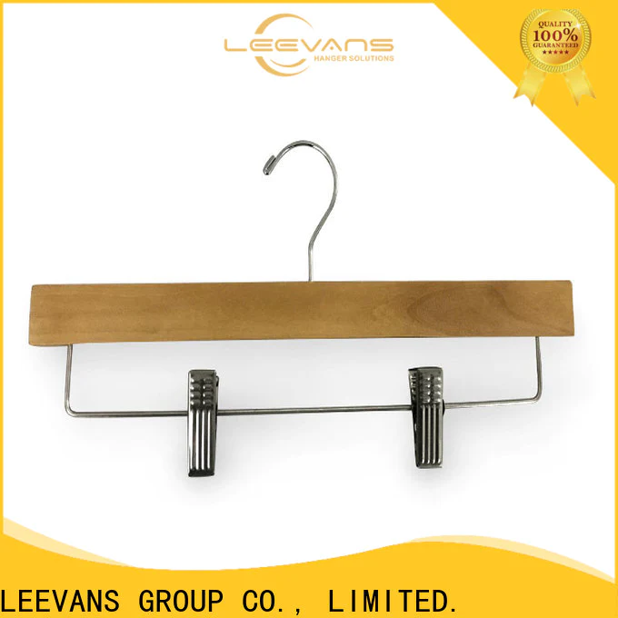 LEEVANS High-quality light wood hangers factory for clothes