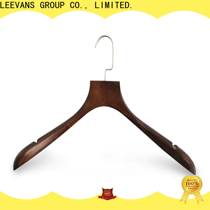 LEEVANS clamp wooden clamp hangers for business for skirt