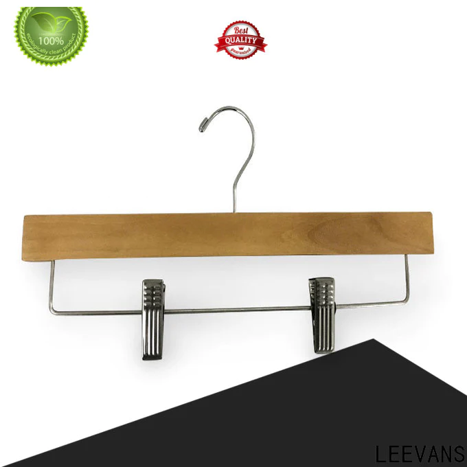 LEEVANS thick wooden hangers Suppliers