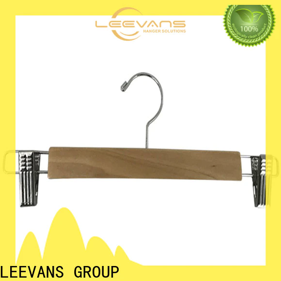 LEEVANS wooden coat hangers wholesale factory