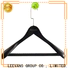 High-quality wooden pants hangers with clips Suppliers