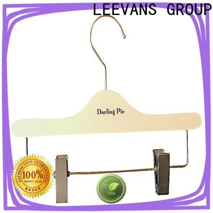 LEEVANS Top black wooden coat hangers Suppliers