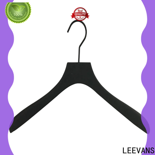 LEEVANS thick wooden hangers for business