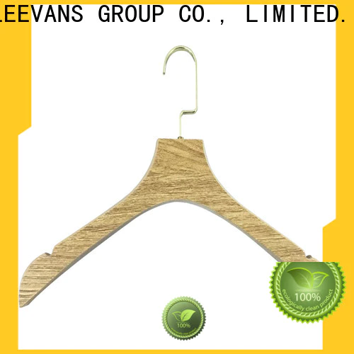 LEEVANS heavy duty wooden coat hangers manufacturers