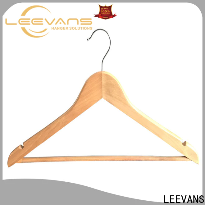 LEEVANS white wooden clip hangers Supply