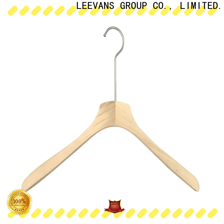 LEEVANS Top brown wooden hangers manufacturers