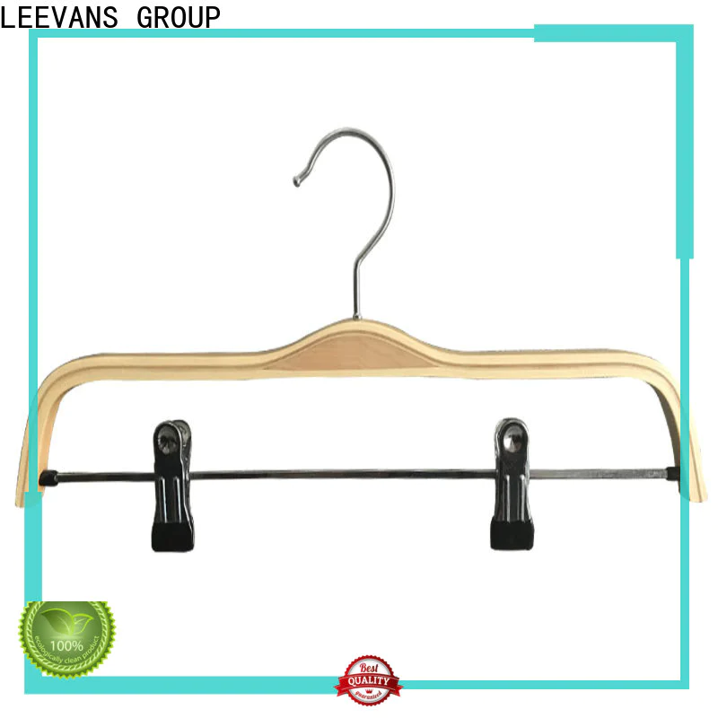 LEEVANS Custom thin wooden hangers Supply
