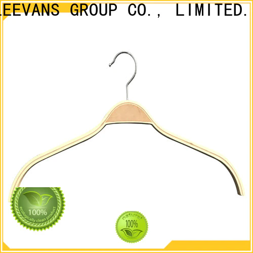 LEEVANS wooden pants hangers with clips company