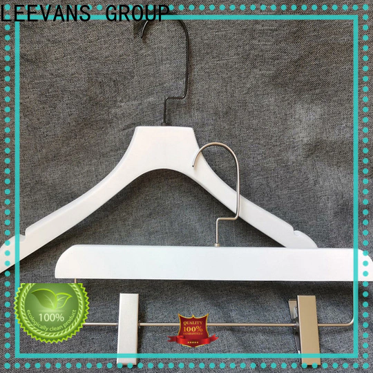 LEEVANS Custom black wooden hangers Suppliers