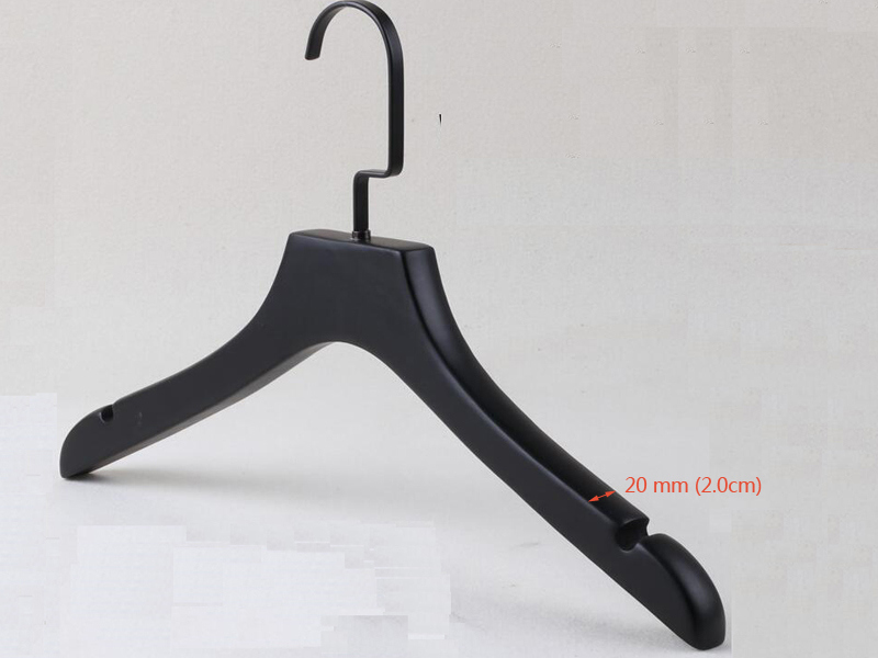 product-LEEVANS-Black hanger with white logo ,top hanger and trousers hanger , skirt hanger-img