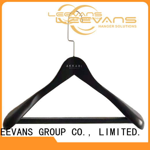 High-quality wooden clamp hangers covered company for trouser